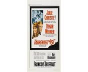 Fahrenheit 451&#60;br/&#62;1966&#60;br/&#62;Not Rated&#60;br/&#62;1h 52m&#60;br/&#62;&#60;br/&#62;In an oppressive future, a fireman whose duty is to destroy all books begins to question his task.&#60;br/&#62;&#60;br/&#62;Director&#60;br/&#62;François Truffaut&#60;br/&#62;Writers&#60;br/&#62;François TruffautJean-Louis RichardRay Bradbury&#60;br/&#62;Stars&#60;br/&#62;Oskar WernerJulie ChristieCyril Cusack&#60;br/&#62;&#60;br/&#62;