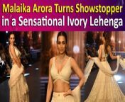 Bollywood’s most glam and gorgeous fashion diva, Malaika Arora recently turned showstopper for designer Archana Kochhar. Malaika looked like a princess in an ivory lehenga set from the new traditional wear line. Her latest ramp walk video is going rapidly viral on social media.&#60;br/&#62;&#60;br/&#62;#malaikaarora #malaikaarorafashion #malaika #lehenga #modernlehenga #fashion #ootd #entertainment #bollywood #celebrity #celebupdate #viral #trending #entertainmentnews