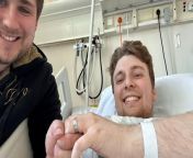 A British couple who survived a head-on car crash while on holiday in Iceland became engaged in their hospital beds after nurses reunited them in intensive care.&#60;br/&#62;&#60;br/&#62;Zak Nelson, 28, and Elliot Griffiths, 26 were rescued from their smashed hire car after a horror collision with another vehicle on April 19 in Revykjavik, Iceland.&#60;br/&#62;&#60;br/&#62;Nurses wheeled their hospital beds together in the intensive care unit together Elliot popped the question to his partner of one-and-a-half years, Zak.&#60;br/&#62;&#60;br/&#62;Zak, a First Bus marketing executive, said: &#92;