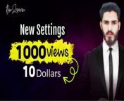 How much YouTube pay for 1000 views &#124; M. Tahir&#60;br/&#62;&#60;br/&#62;&#60;br/&#62;&#60;br/&#62;How much YouTube pay for 1000 views,&#60;br/&#62;How much YouTube pay for 1k views,&#60;br/&#62;How much YouTube pay for 1 million views,&#60;br/&#62;How much YouTube pay for 1 million views in Pakistan,&#60;br/&#62;How much YouTube pay for 1 million views in India,&#60;br/&#62;How much YouTube pay for 1 million views on shorts,&#60;br/&#62;How much YouTube pay for 100k views,&#60;br/&#62;How much YouTube pay for 1k views on shorts,&#60;br/&#62;How much YouTube pay for 1 million views on shorts,&#60;br/&#62;YouTube,&#60;br/&#62;Earning,&#60;br/&#62;New,&#60;br/&#62;Settings,&#60;br/&#62;New update from YouTube,&#60;br/&#62;Big update,&#60;br/&#62;How to earn from YouTube,&#60;br/&#62;YouTube earning,&#60;br/&#62;BinZaman,&#60;br/&#62;&#60;br/&#62;#earnmoneyonline &#60;br/&#62;#onlineearning