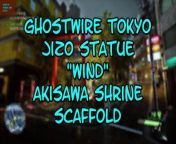 In GHOSTWIRE: TOKYO, there are lots of things to collect. This video will show you where you can find a JIZO STATUE- WIND that is located near the AKISAWA SHRINE under some some SCAFFOLDS. FYI, I am moving many of my videos from my YouTube channel to my Dailymotion channel, please check it out.