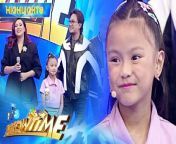 Imogen is happy to perform with her parents on It&#39;s Showtime.&#60;br/&#62;&#60;br/&#62;Stream it on demand and watch the full episode on http://iwanttfc.com or download the iWantTFC app via Google Play or the App Store. &#60;br/&#62;&#60;br/&#62;Watch more It&#39;s Showtime videos, click the link below:&#60;br/&#62;&#60;br/&#62;Highlights: https://www.youtube.com/playlist?list=PLPcB0_P-Zlj4WT_t4yerH6b3RSkbDlLNr&#60;br/&#62;Kapamilya Online Live: https://www.youtube.com/playlist?list=PLPcB0_P-Zlj4pckMcQkqVzN2aOPqU7R1_&#60;br/&#62;&#60;br/&#62;Available for Free, Premium and Standard Subscribers in the Philippines. &#60;br/&#62;&#60;br/&#62;Available for Premium and Standard Subcribers Outside PH.&#60;br/&#62;&#60;br/&#62;Subscribe to ABS-CBN Entertainment channel! - http://bit.ly/ABS-CBNEntertainment&#60;br/&#62;&#60;br/&#62;Watch the full episodes of It’s Showtime on iWantTFC:&#60;br/&#62;http://bit.ly/ItsShowtime-iWantTFC&#60;br/&#62;&#60;br/&#62;Visit our official websites! &#60;br/&#62;https://entertainment.abs-cbn.com/tv/shows/itsshowtime/main&#60;br/&#62;http://www.push.com.ph&#60;br/&#62;&#60;br/&#62;Facebook: http://www.facebook.com/ABSCBNnetwork&#60;br/&#62;Twitter: https://twitter.com/ABSCBN &#60;br/&#62;Instagram: http://instagram.com/abscbn&#60;br/&#62; &#60;br/&#62;#ABSCBNEntertainment&#60;br/&#62;#ItsShowtime&#60;br/&#62;#ShowtimeInitNgLove