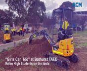 Year 10 students at Kelso High were on the tools for the first day of the program, May 9, 2024.