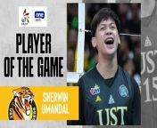 Sherwin Umandal fired 14 attack points to help push the UST Golden Spikers to a do-or-die win over FEU in the UAAP Final Four.
