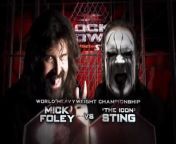 TNA Lockdown 2009 - Mick Foley vs Sting (Six Sides Of Steel Match, TNA World Heavyweight Championship) from is stockholm in lockdown
