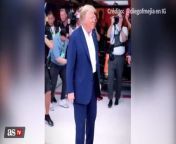 Trump joins the stars present at the Miami GP from gp mange