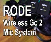 RODE Wireless Go 2 Microphone System - Wireless Go II - Unboxing Only&#60;br/&#62;This is an unboxing of the RØDE Wireless Go II Dual Channel Wireless System with Built-in Microphones with Analogue and Digital USB Outputs, Compatible with Cameras, Windows and MacOS computers, iOS and Android phones, etc.