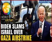 US President Joe Biden condemns Israel for the deadly airstrike in Gaza that killed seven aid workers, including an American citizen. Biden expresses outrage, calling for a swift investigation and accountability. Israel&#39;s military chief acknowledges the airstrike as a grave mistake. Pelosi and Senator Murphy join in condemning the incident, urging Israel to ensure unimpeded aid flow to Gaza&#39;s civilians amidst the ongoing conflict.&#60;br/&#62; &#60;br/&#62;#WorldCentralKitchen #Gazawar #Israelwar #IsraelGaza #JoeBiden #USPresident #Biden #Worldnews #Oneindia #Oneindianews &#60;br/&#62;~PR.152~ED.101~GR.122~HT.96~