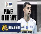 UAAP Player of the Game Highlights: Leo Aringo leads NU pack in eighth win from nu album un raga