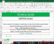 Please join our telegram channel for more updates. https://t.me/msexcel10&#60;br/&#62;Complete excel playlist:-https://bit.ly/2CpfWsI&#60;br/&#62;Complete Google sheet playlist:- https://bit.ly/3gbes71&#60;br/&#62; Logical functions in Hindi:-https://bit.ly/3troJjv&#60;br/&#62;Please subscribe to our channel https://bit.ly/2ASr94E &#60;br/&#62;&#60;br/&#62;&#60;br/&#62;Welcome to our comprehensive guide to the SUBTOTAL function in Excel! In this tutorial, you&#39;ll learn everything you need to know about using SUBTOTAL to streamline your data analysis workflow.&#60;br/&#62;&#60;br/&#62;SUBTOTAL is a powerful Excel function that allows you to calculate subtotals in filtered or hidden ranges, making it ideal for dynamic datasets. Whether you&#39;re a beginner or an experienced Excel user, mastering SUBTOTAL can significantly enhance your data analysis skills.&#60;br/&#62;&#60;br/&#62;In this video, we&#39;ll cover:&#60;br/&#62;&#60;br/&#62;An introduction to the SUBTOTAL function and its purpose&#60;br/&#62;How to use SUBTOTAL to calculate various types of subtotals, including SUM, AVERAGE, COUNT, MAX, MIN, and more&#60;br/&#62;Practical examples demonstrating SUBTOTAL&#39;s effectiveness in handling filtered data&#60;br/&#62;Tips and tricks for optimizing your use of SUBTOTAL in Excel&#60;br/&#62;Common pitfalls to avoid when working with SUBTOTAL&#60;br/&#62;By the end of this tutorial, you&#39;ll have a thorough understanding of SUBTOTAL and how it can help you efficiently analyze and summarize data in Excel.&#60;br/&#62;&#60;br/&#62;Whether you&#39;re a student, professional, or data enthusiast, this tutorial will equip you with the skills you need to excel in data analysis with Excel. Join us on this journey to unlock the full potential of the SUBTOTAL function!&#60;br/&#62;&#60;br/&#62;Excel SUBTOTAL&#60;br/&#62;SUBTOTAL function tutorial&#60;br/&#62;Excel dynamic subtotals&#60;br/&#62;Excel data analysis&#60;br/&#62;Excel formulas&#60;br/&#62;Spreadsheet calculations&#60;br/&#62;Excel tips and tricks&#60;br/&#62;SUBTOTAL vs other functions&#60;br/&#62;Filtering data in Excel&#60;br/&#62;Excel tutorials&#60;br/&#62;Data analysis in Excel&#60;br/&#62;Excel functions&#60;br/&#62;Excel formulas explained&#60;br/&#62;Excel for beginners&#60;br/&#62;Excel tips&#60;br/&#62;Microsoft Excel&#60;br/&#62;Excel tutorial for data analysis&#60;br/&#62;Excel formulas tutorial&#60;br/&#62;Excel tricks&#60;br/&#62;SUBTOTAL examples&#60;br/&#62;&#60;br/&#62;#ExcelSUBTOTAL&#60;br/&#62;#ExcelDataAnalysis&#60;br/&#62;#ExcelTips&#60;br/&#62;#SpreadsheetFunctions&#60;br/&#62;#ExcelFormulas&#60;br/&#62;#DataAnalytics&#60;br/&#62;#MicrosoftExcel&#60;br/&#62;#DynamicSubtotals&#60;br/&#62;#ExcelTutorial&#60;br/&#62;#ExcelTipsAndTricks&#60;br/&#62;#DataAnalysisTools&#60;br/&#62;#ExcelFunctions&#60;br/&#62;#DataVisualization&#60;br/&#62;#ExcelSkills&#60;br/&#62;#DataManipulation&#60;br/&#62;#DataManagement&#60;br/&#62;#ExcelTricks&#60;br/&#62;#ExcelTutorialSeries&#60;br/&#62;#BusinessAnalytics&#60;br/&#62;#ExcelMagic&#60;br/&#62;--------------------------------------------------------------------------------------------------------------&#60;br/&#62;Disclaimer- Some contents are used for educational purpose under fair use. Copyright Disclaimer Under Section 107 of the Copyright Act 1976, allowance is made for &#92;