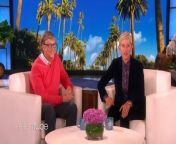 Bill Gates Chats with Ellen for the First Time#billgates#show#interview