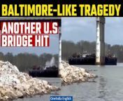 On Saturday, the Oklahoma State Patrol announced the closure of a highway south of Sallisaw following a barge collision with a bridge over the Arkansas River. Troopers took action around 1:25 pm upon receiving reports of the incident, redirecting traffic away from the affected area, according to state patrol spokesperson Sarah Stewart. The bridge, spanning the Arkansas River at its entry into the Robert S. Kerr Reservoir will stay shut until inspection can be conducted, Stewart added. &#60;br/&#62; &#60;br/&#62; &#60;br/&#62;#BridgeCollapse #BaltimoreTragedy #ArkansasRiverBridge #BargeCollision #USBridgeIncident #InfrastructureSafety #BridgeSafety #TransportationSafety #BridgeMaintenance #BargeAccident&#60;br/&#62;~HT.178~PR.152~ED.103~GR.123~