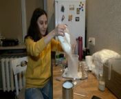 A Ukrainian candlemaker had some of her wares on hand when the lights went out in her neighbourhood in Kyiv after Russia launched its biggest air strikes against Ukraine on October 10 and 11, 2022. She is expanding her candle production after the Ukrainian government urged citizens to prepare for a potentially harsh winter ahead.