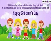 India celebrates Children’s Day every year on November 14 as a tribute to India’s first Prime Minister, Pandit Jawaharlal Nehru, whose birth anniversary also falls on the same day, called Nehru Jayanti. This day aims to increase awareness about the rights, care and education of children. Lovingly called Chacha Nehru, Jawaharlal Nehru considered children to be the real strength of the nation and the foundation and future of society. Many events and programmes are held on this day, where speeches are also prepared to highlight the significance of the day. Share Children’s Day 2022 wishes with the young ones.1