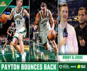 BOSTON -- During the Celtics&#39; 121-107 win over the Brooklyn Nets on Friday night, Payton Pritchard broke free from his recent shooting slump. The team&#39;s bench, which had underperformed in the last two games, showed marked improvement by contributing 37 points in total, with Sam Hauser adding 15 and Pritchard contributing 13 of those points. Pritchard, speaking about getting past his slump, said, &#92;