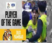 UAAP Player of the Game Highlights: Dux Yambao directs UST's arsenal in thriller over NU from eurosport player com login