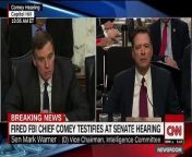 James Comey explains to the Senate Intelligence Committee why he decided to immediately document his January 6, 2017 meeting with the President at Trump Tower.