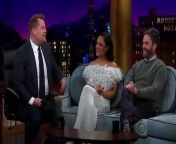 James asks Zach Galifianakis and Tessa Thompson if they added any white lies to the skills section of their early headshots and admits that he was also dishonest on his own head shot with a claim about his proficiency at riding horses.