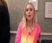 While backstage at The Late Late Show, Kristen Bell gives her take on funny &#39;The Good Place&#39; fan theories from Reddit.