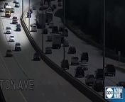 Traffic cameras in Milwaukee captured a scary moment last week on Interstate 43.