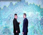 Korean Central Television via BBC Monitoring/Twitter Kim Jong Un and Moon Jae-in met for historic talks on Friday and pledged to denuclearise and strive for peace