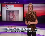 Samantha Bee took to Twitter to apologize to viewers and the first daughter, saying &#92;