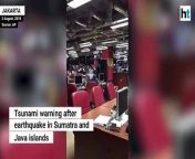 Indonesian authorities have issued a tsunami alert after a strong earthquake measuring 7 on the richter scale hit the islands of Sumatra and Java.en
