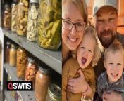 A prepper who hasn’t been food shopping in FOUR years yet still has enough fresh meals preserved to feed her family-of-five for a year.&#60;br/&#62;&#60;br/&#62;Natasha Gahagan, 31, had always dreamed of having her own homestead and convinced her husband, Dennis, 42, to move from Sheboygan, Wisconsin to a seven acre farm outside of the city.&#60;br/&#62;&#60;br/&#62;The couple moved with their two children – four and two – and Dennis&#39; son, 21, and now grow all their fruit and vegetables and keep chickens and goats.&#60;br/&#62;&#60;br/&#62;Natasha and Dennis, who works in landscaping haven&#39;t been to a supermarket for a big food shop in four years.&#60;br/&#62;&#60;br/&#62;She goes once a year to pick up some basic supplies in bulk such as beans and flour.&#60;br/&#62;&#60;br/&#62;They preserve a years’ worth of food in their cellar, along with ready-to-go meals which can be heated up in five minutes.&#60;br/&#62;&#60;br/&#62;Natasha, a homesteader and part-time dental assistant, who lives near Milwaukee, Wisconsin said: “Living off the land was a dream of mine.&#60;br/&#62;&#60;br/&#62;“I loved being outdoors. I had always dreamed of living off the grid.&#60;br/&#62;&#60;br/&#62;“We don’t really go to the grocery story.&#60;br/&#62;&#60;br/&#62;“We try to make it.&#60;br/&#62;&#60;br/&#62;“You appreciate what you have more.”&#60;br/&#62;&#60;br/&#62;Natasha has always wanted to “live off the land” and started to grow what she could in her garden in Sheboygan, Wisconsin.&#60;br/&#62;&#60;br/&#62;But when the family found a piece of land they could afford they jumped at the chance and moved out to the countryside in January 2015.&#60;br/&#62;&#60;br/&#62;The family have had an array of animals living at the farm – from cows, ducks and peacocks – but currently have goats, chickens and geese.&#60;br/&#62;&#60;br/&#62;Natasha uses the goat milk for the family to drink and make soap to sell.&#60;br/&#62;&#60;br/&#62;She said: “We fell in love with the goats.”&#60;br/&#62;&#60;br/&#62;Natasha says the family try and grow something new each year.&#60;br/&#62;&#60;br/&#62;She said: “We don’t have a big growing season. We grow tomatoes, peppers, cucumbers, garlic, onion and mushrooms.&#60;br/&#62;&#60;br/&#62;“We have an orchard and make apples, pears, plums and mulberries.&#60;br/&#62;&#60;br/&#62;“We don’t grow thing we won’t eat.”&#60;br/&#62;&#60;br/&#62;To preserve their food they use methods such as canning and freeze drying and have a cellar in their home stocked up.&#60;br/&#62;&#60;br/&#62;Natasha said: “We could live off it for more than a year.&#60;br/&#62;&#60;br/&#62;“We have 200lbs of flour stocked up.”&#60;br/&#62;&#60;br/&#62;Natasha has a freeze dryer filled with meals she has already prepared – ready for their busy periods in spring and summer.&#60;br/&#62;&#60;br/&#62;She said: “I’m preserving for convenience.&#60;br/&#62;&#60;br/&#62;“I preserve a lot of things for the summer when were busy.”&#60;br/&#62;&#60;br/&#62;Natasha hopes to become as sustainable as she can and gets her meat from farmers and relies on the supermarkets as little as possible.&#60;br/&#62;&#60;br/&#62;They only visit once a year to stock up on supplies they can’t grow or treats such as maple syrup and bananas.&#60;br/&#62;&#60;br/&#62;Natasha said: “We do a lot of bulk shopping.&#60;br/&#62;&#60;br/&#62;“There is a lot to learn all the time.&#60;br/&#62;&#60;br/&#62;“That’s the fun of it.&#60;br/&#62;&#60;br/&#62;“It’s a dream.&#60;br/&#62;&#60;br/&#62;“The city is not for me. I love my home.”