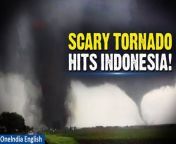 Indonesia has been struck by an unprecedented tornado, leaving at least 33 people injured and causing significant damage to buildings in the town of Sumedang in West Java province. Government officials have described the tornado as being of a scale previously unrecorded in the country. &#60;br/&#62; &#60;br/&#62; &#60;br/&#62; #Indonesia #IndonesiaTornado #Sumedang #WestJava&#60;br/&#62;~HT.178~PR.151~ED.103~GR.121~