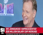 The NFL’s salary cap will rise to &#36;255.4 million next year, an increase of &#36;30.6 million for each team from the 2023 year.