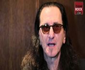 Interview with Geddy Lee, Canadian musician, best known as the lead vocalist, bassist, and keyboardist for the rock group Rush.