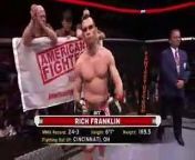 UFC83 Rich Franklin vs Travis Lutter. The dude made some tricksfor follow the combat. His skills are amazing. check it out