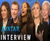 The stars of James Cameron’s “Avatar: The Way of Water” including Zoe Saldaña (Neytiri), Sam Worthington (Jake), Kate Winslet (Ronal), Sigourney Weaver (Kiri) and Stephen Lang (Quaritch) discuss the “Avatar” sequel in this interview with CinemaBlend’s Sean O’Connell. Zoe and Sam have hilarious reactions to finding out how many movies they&#39;ve been in since 2009&#39;s &#92;