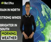 A wet and windy day to come across western and northern Scotland, though it will begin to ease into the late afternoon. Further south, broken cloud will allow for some bright spells through Thursday before a band of rain travels south into the night. – This is the Met Office UK Weather forecast for the morning of 21/03/24. Bringing you today’s weather forecast is Clare Nasir.
