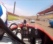 This is the feature race at the 2012 Sebring Historics event. The video is from the in-car camera mounted in the #8 Shelby Cobra driven by Lorne Leibel.