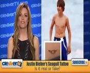 Hey guys! Straight from the ClevverTV headquarters, I&#39;m Dana Ward. So we&#39;re rewinding back to March when beach photos surfaced showing Justin Bieber sporting a tattoo, free for all to see. There wasn&#39;t a whole lot of confirmation or denial on whether it was permanent ink, a temporary tat or even a photoshopped image. But now the actual tattoo artist who claims he was the one responsible for the skin art is saying that Justin was a really nice kid, his session went smoothly and the singer didn&#39;t cry or anything. The guy went on to say that it seemed that a bunch of other Bieber&#39;s family members have the same Jonathan Livingston seagull tattoo - including his dad for parental permission- who also apparently sat in on the inking. So even though J-Biebs has a nice guy image, does knowing he has a body art change your perception of him? And do you think he should have waited until he&#39;s 18, a real adult, to get the permanent artwork? Let us know with a quick tweet to @clevvertv. I&#39;m Dana Ward, thanks for tuning in!