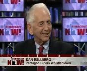 In an exclusive interview, Democracy Now! speaks with Pentagon whistleblower Daniel Ellsberg about the WikiLeaks release of 400,000 U.S. intelligence reports on the Iraq War.&#60;br/&#62;&#60;br/&#62;Ellsberg became them most famous government whistleblower in the United States after leaking the classified history of the Vietnam War in 1971. He joined WikiLeaks for the press conference announcing the release of the Iraq War logs.&#60;br/&#62;&#60;br/&#62;Consider supporting independent media by making a donation to Democracy Now! athttp://www.democracynow.org/donate.