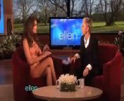 Irina Shayk, the newest cover model for the Sports Illustrated Swimsuit Edition stopped by and told Ellen how she was discovered -- and shared some details about her sexy boyfriend, Cristiano Ronaldo.