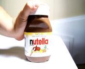One Man. One Jar of Nutella. No Fluid to take it down. A 750 gram jar, over 4,000 Calories, 400 grams of sugar and 200 grams of fat. How do you fuel your day?