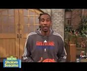 Amar&#39;e has been using his time off to learn about Jewish culture and stopped by Sesame Street to teach Shalom Sesame fans the Hebrew word &#92;