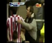 Ji Dong-Won kissed by Sunderland Fan after Goal (Sunderland 1 vs. Manchester City 0)