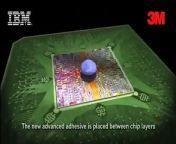 3M and IBM today announced that the two companies plan to jointly develop the first adhesives that can be used to package semiconductors into densely stacked silicon &#92;