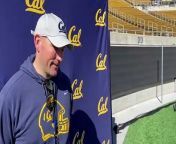Mike Bloesch talks about Cal&#39;s offensive line