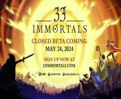 33 Immortals - Gameplay Trailer (ESRB) from the love of immortal 2019 full movie