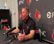 Louisville LB Coach Mark Ivey Talks Spring Practice (4\ 9\ 24) from lb vwrbnvys