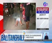Huli ang 3 lalaki na nambugbog ng kainuman!&#60;br/&#62;&#60;br/&#62;&#60;br/&#62;Balitanghali is the daily noontime newscast of GTV anchored by Raffy Tima and Connie Sison. It airs Mondays to Fridays at 10:30 AM (PHL Time). For more videos from Balitanghali, visit http://www.gmanews.tv/balitanghali.&#60;br/&#62;&#60;br/&#62;#GMAIntegratedNews #KapusoStream&#60;br/&#62;&#60;br/&#62;Breaking news and stories from the Philippines and abroad:&#60;br/&#62;GMA Integrated News Portal: http://www.gmanews.tv&#60;br/&#62;Facebook: http://www.facebook.com/gmanews&#60;br/&#62;TikTok: https://www.tiktok.com/@gmanews&#60;br/&#62;Twitter: http://www.twitter.com/gmanews&#60;br/&#62;Instagram: http://www.instagram.com/gmanews&#60;br/&#62;&#60;br/&#62;GMA Network Kapuso programs on GMA Pinoy TV: https://gmapinoytv.com/subscribe