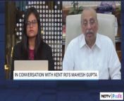 Kent RO CMD Mahesh Gupta On Growth And New Operations from mor ro