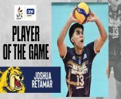 UAAP Player of the Game Highlights: Joshua Retamar shows veteran smarts for NU against Adamson from nu video se 12 inc