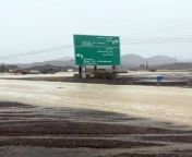 Flooded wadi taken by RAK resident from halkatta sharif wadi