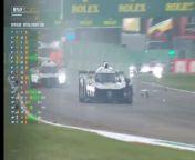 WEC 2024 6H Imola Race Rain Arrive Ilott Big Off Duval Puncture from something in the rain
